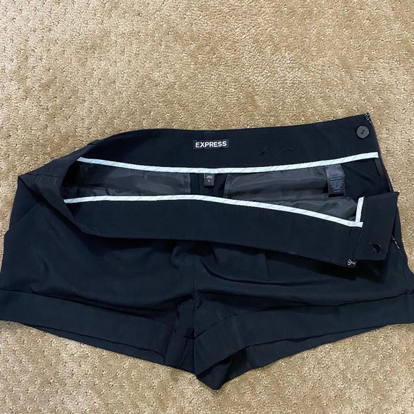 Express Black Dress Shorts - Picture 2 of 3
